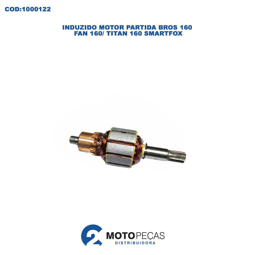 Induzido Motor Partida Bros 160/ Fan 160/ Titan 160 Smartfox