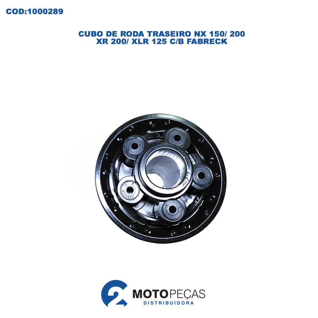 Cubo de Roda Traseiro NX 150/ 200/ XR 200/ XLR 125 C/B Fabreck