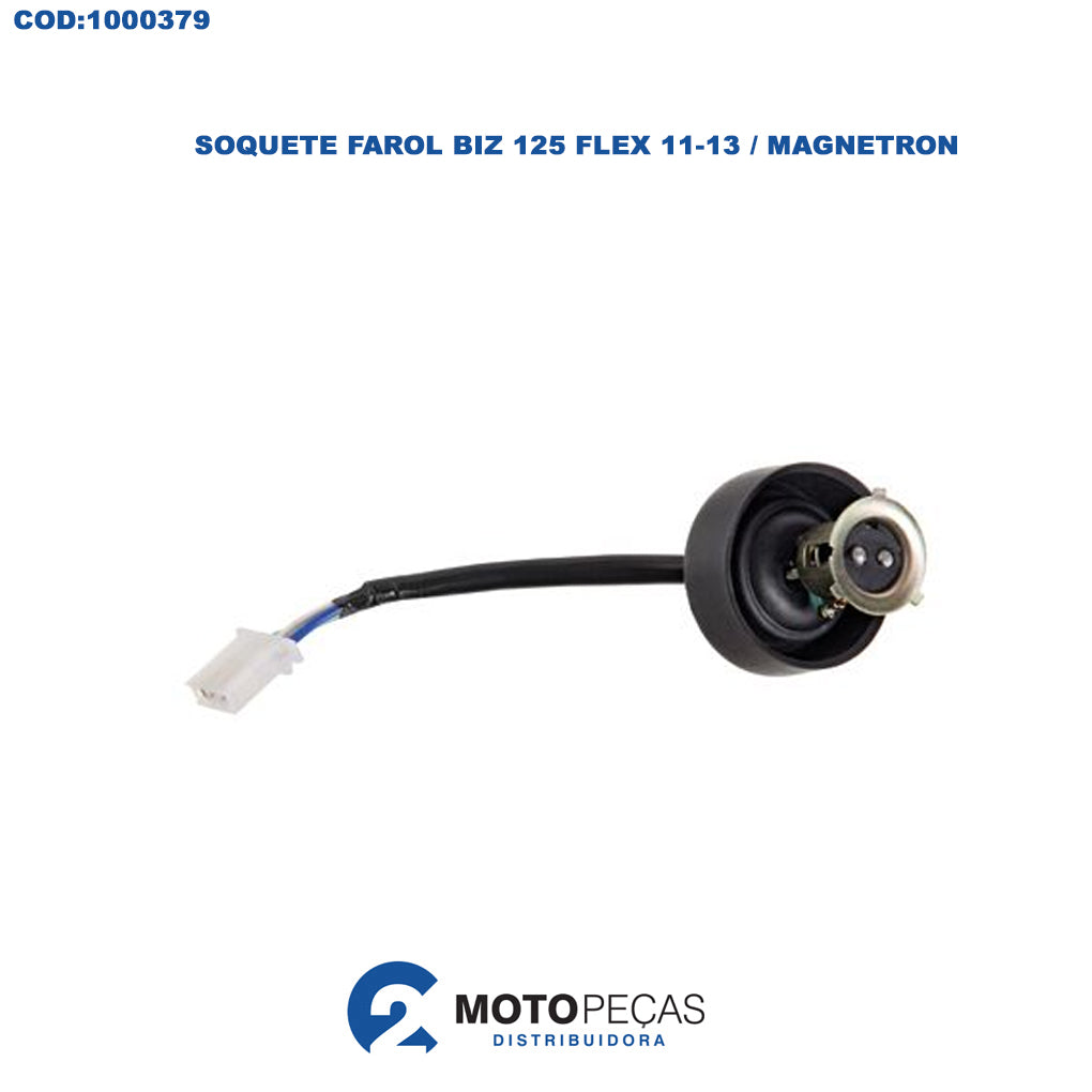 Soquete Farol Biz 125 Flex 11/13 / Magnetron
