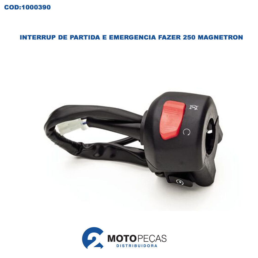 Interrup de Partida e Emergencia Fazer 250 11/15 Magnetron