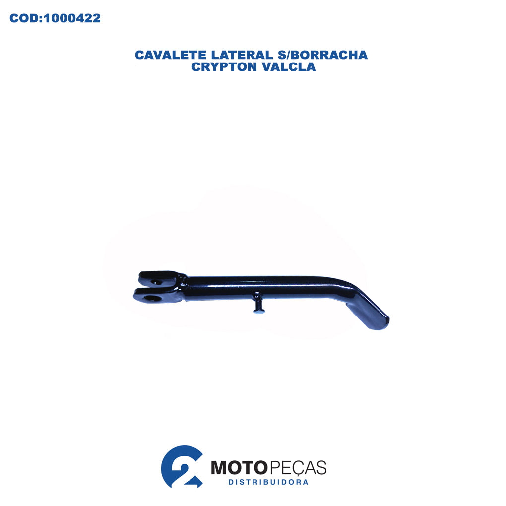 Cavalete Lateral S/ Borracha Crypton / Valcla