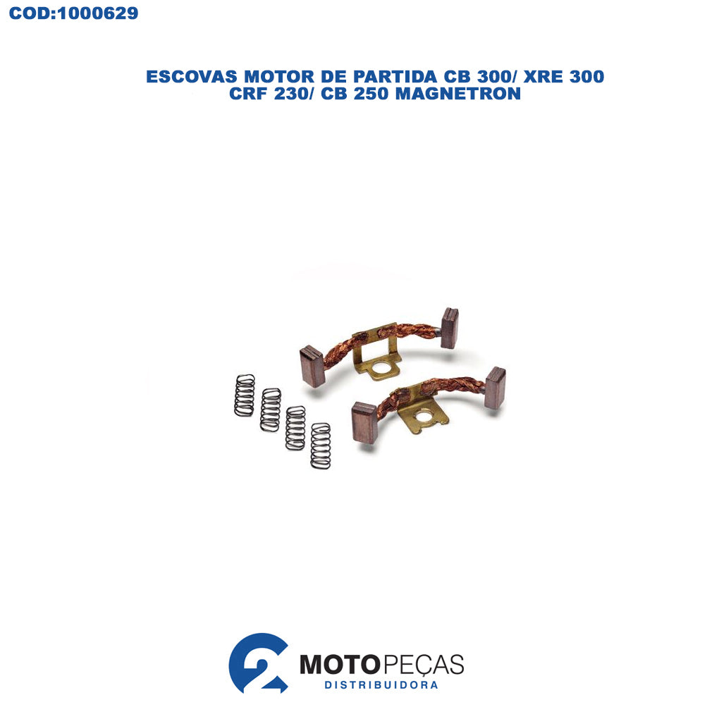 Escova Motor Partida CB 300/ XRE 300/CRF 230/ CB 250 / Magnetron