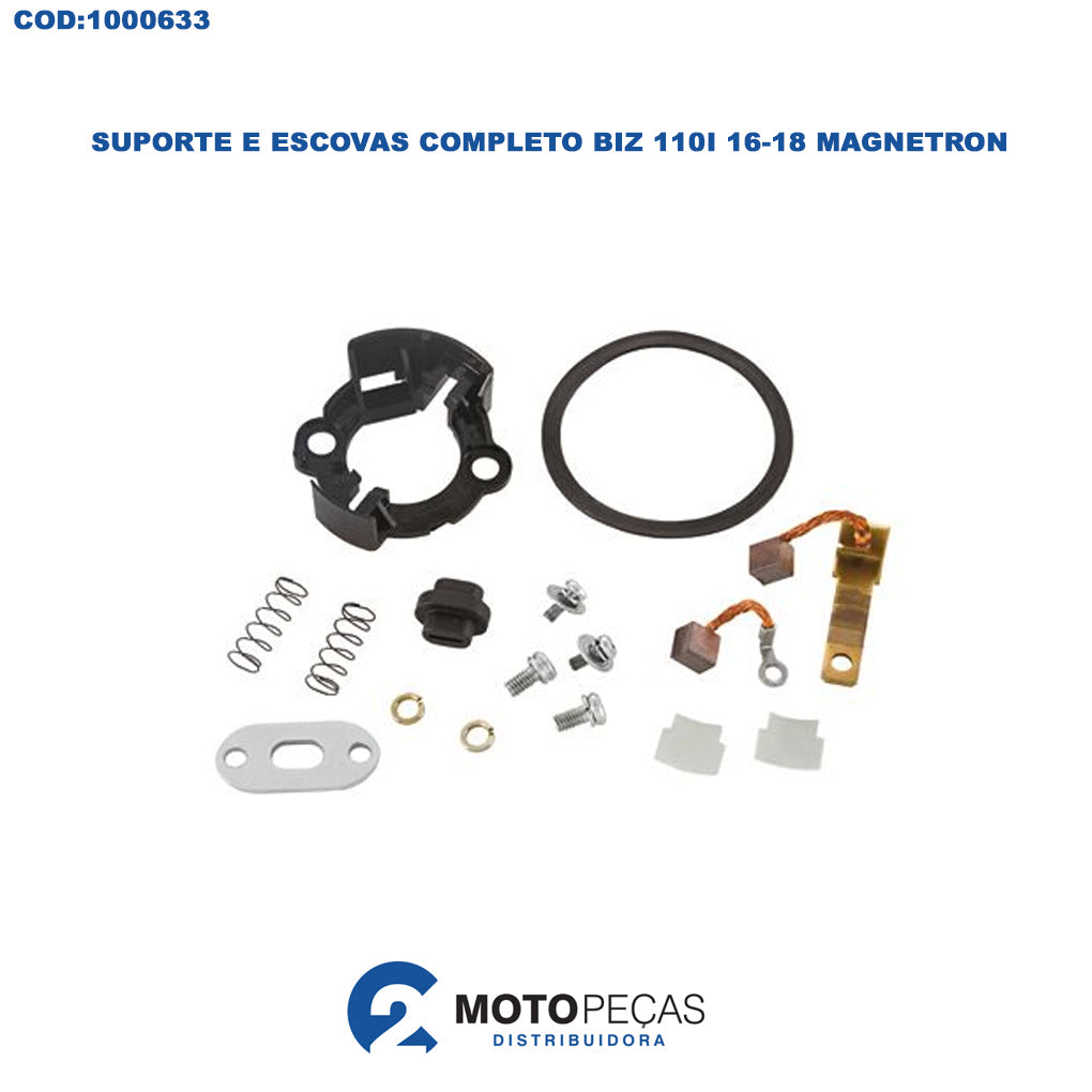Escova Motor Partida Compl Biz 110I 16 a 18 / Magnetron