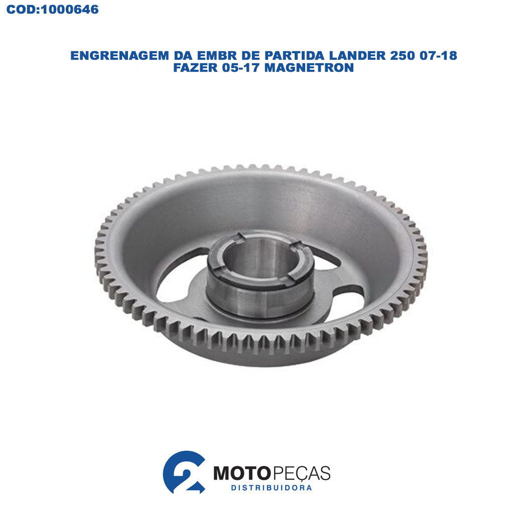 Engrenagem da Embr de Partida Lander 250,07/18/ Fazer 05/17 / Magnetron