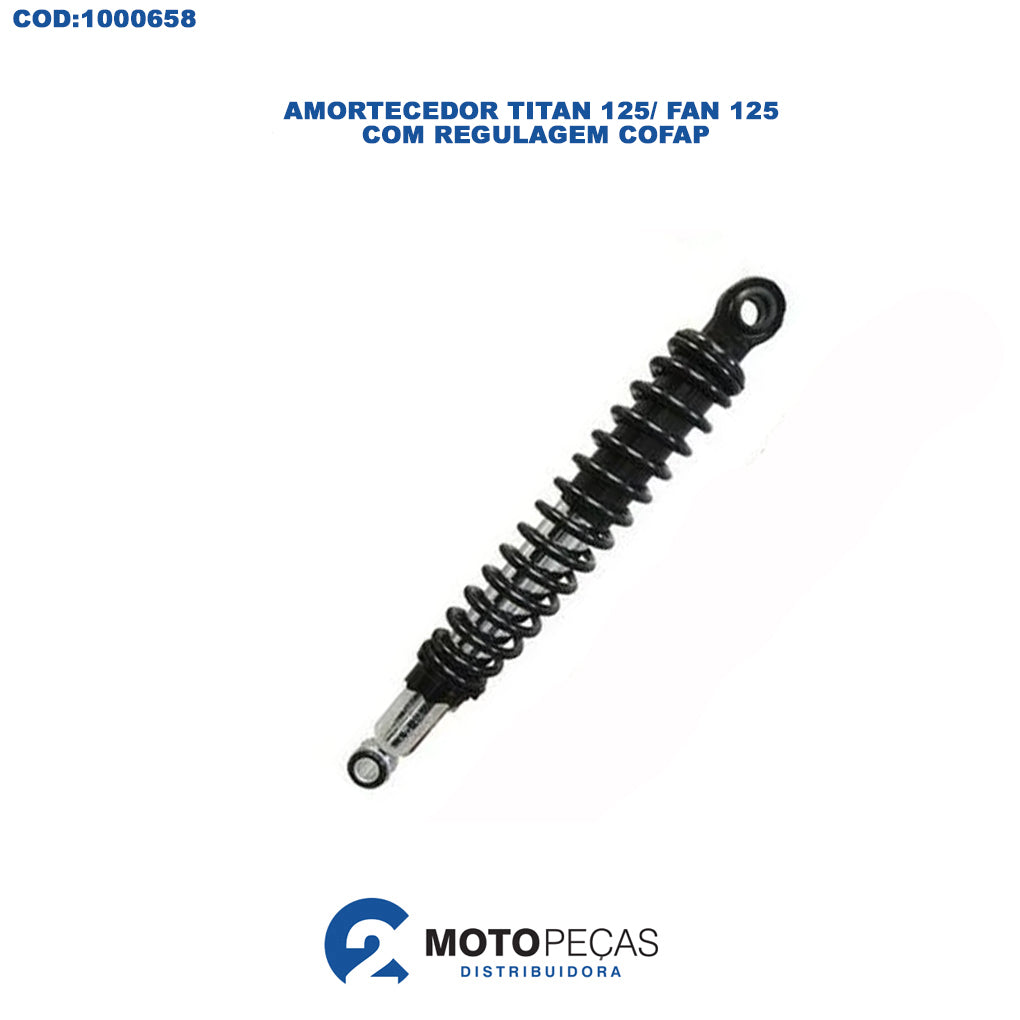 Amortecedor Titan 125/ Fan 125 com Regulagem Cofap