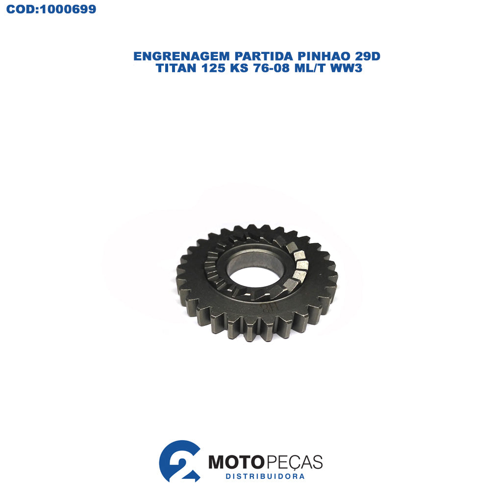 Engrenagem Partida Pinhao 29D Titan 125 KS 76 a 08 ML/T / WW3