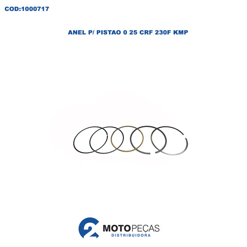 Anel P/ Pistao 0 25 CRF 230F / KMP