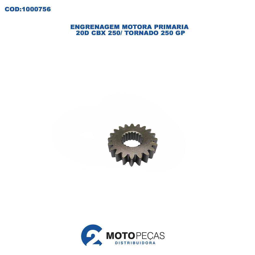 Engrenagem Motora Primaria 20D CBX 250/TORNADO 250 / GP