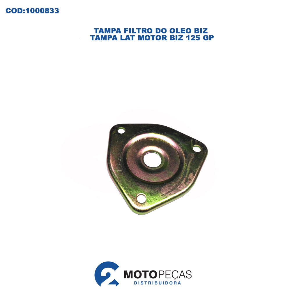 Tampa Filtro do Oleo Biz Tampa Lat Motor Biz 125/ GP