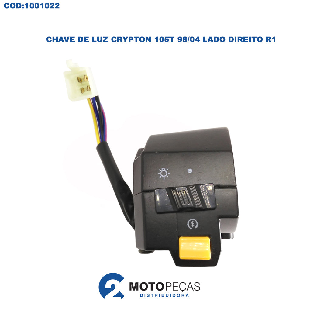 Chave de Luz Crypton 105T 98/04 Lado Direito R1