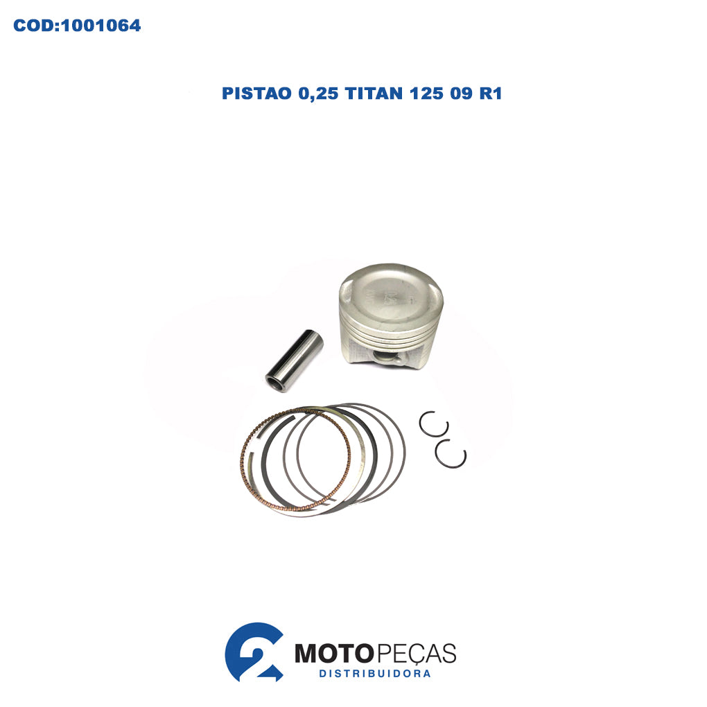 Pistao 0,25 Titan 125 09 R1