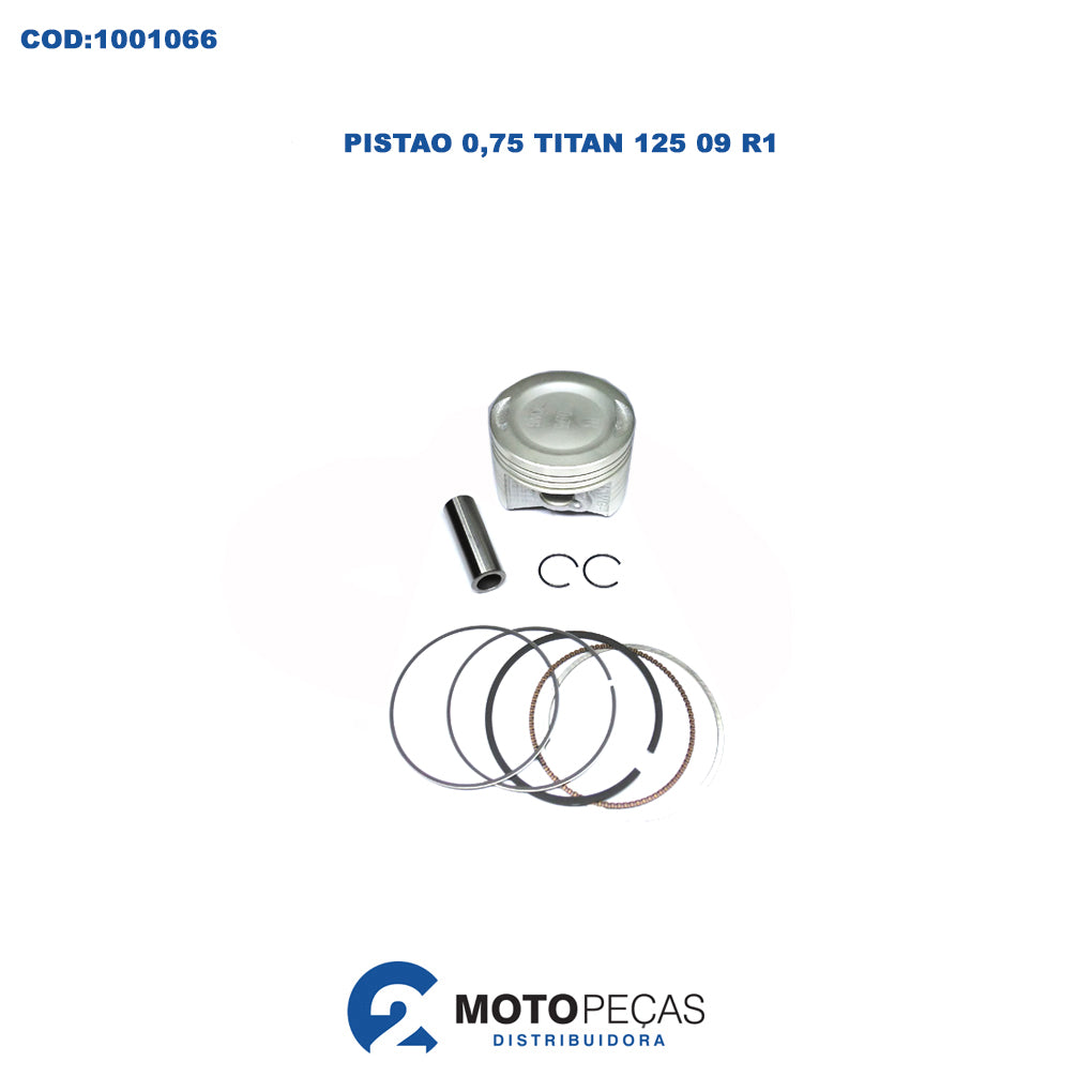 Pistao 0,75 Titan 125 09 R1