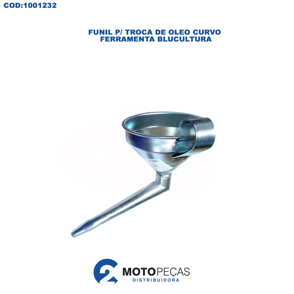 Funil P/ Troca de Oleo Curvo Ferramenta Blucultura