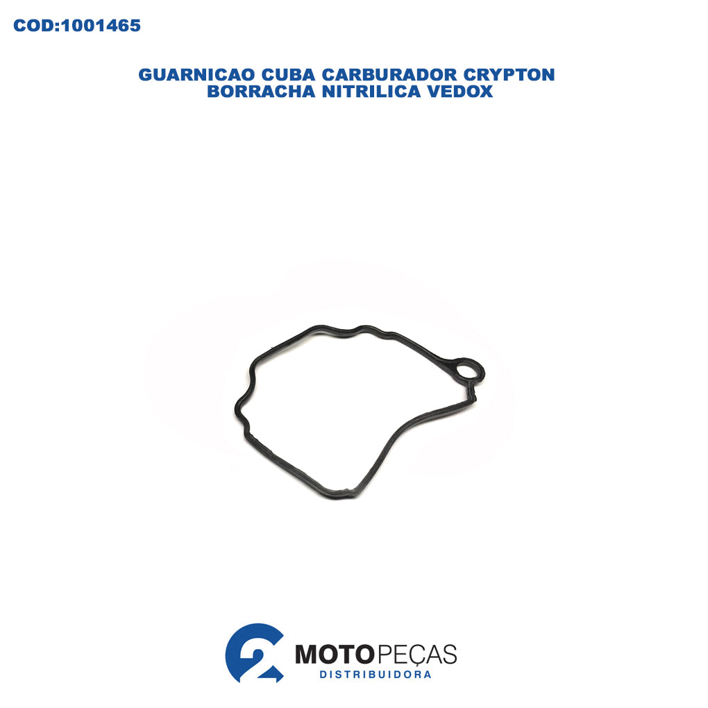 Guarnicao Cuba Carburador Crypton Borracha Nitrilica Vedox