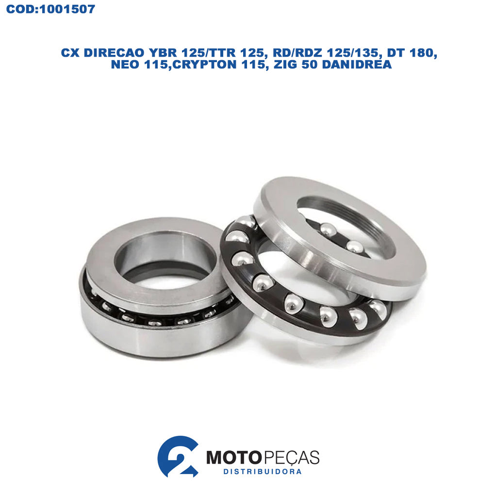 CX Direcao YBR 125/TTR 125, RD/RDZ 125/135, DT 180, Neo 115,CRYPTON 115, Zig 50 Danidrea