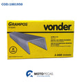Grampo para Grampeador 6MM [cx 2 500 Un] Aco Carbono Galvanizado Vonder