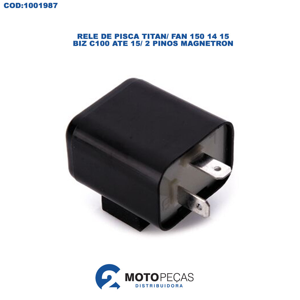 Rele de Pisca TITAN/ Fan 150 14 15/ Biz C100 Ate 15/ 2 Pinos Magnetron