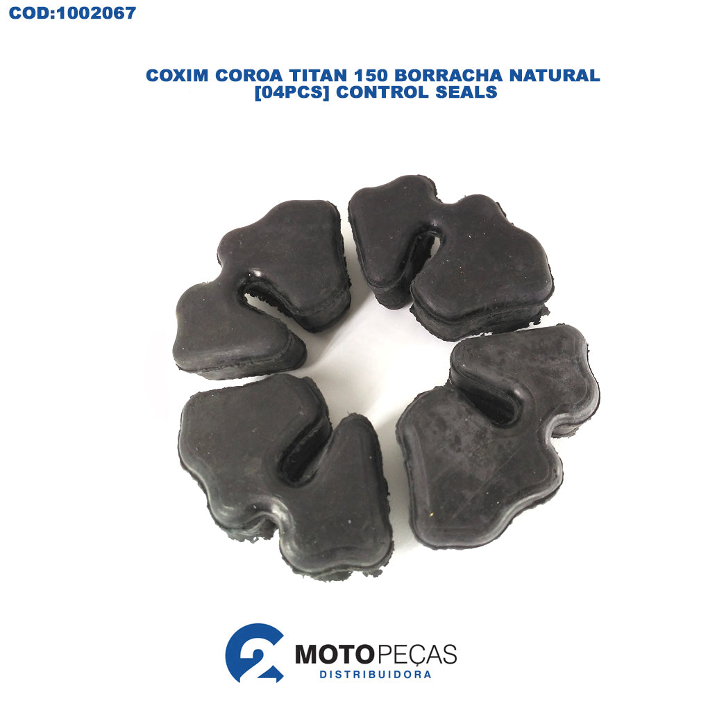 Coxim Coroa Titan 150 Borracha Natural [04PCS] Control Seals