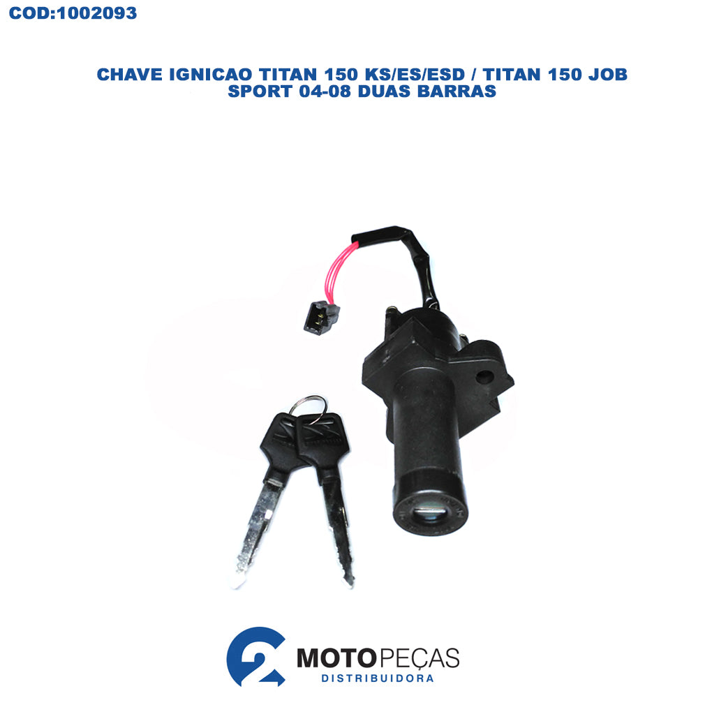 Chave Ignicao Titan 150 KS/ES/ESD / Titan 150 JOB/SPORT 04/08 Duas Barras