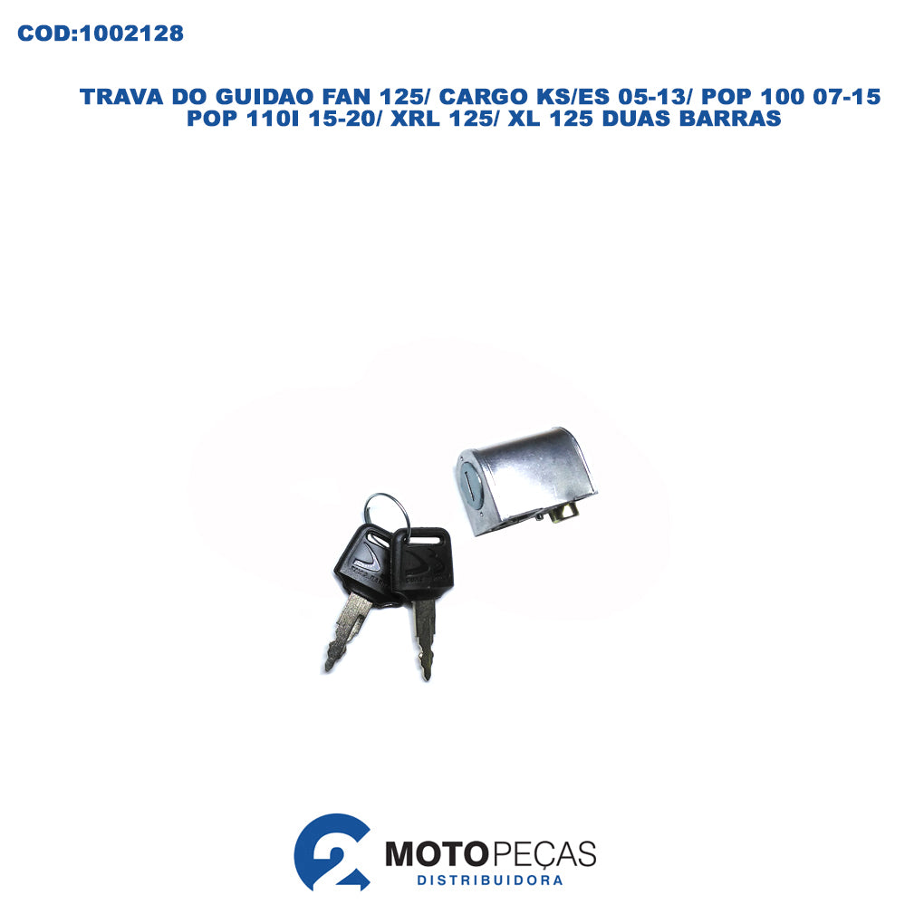 Trava do Guidao Fan 125/CARGO KS/ES 05/13 / Pop 100 07/15 / Pop 110I 15/20 / XRL 125 / XL 125 Duas Barras
