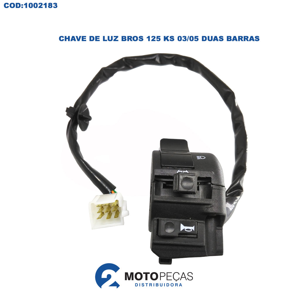 Chave de Luz Bros 125 KS 03/05 Duas Barras