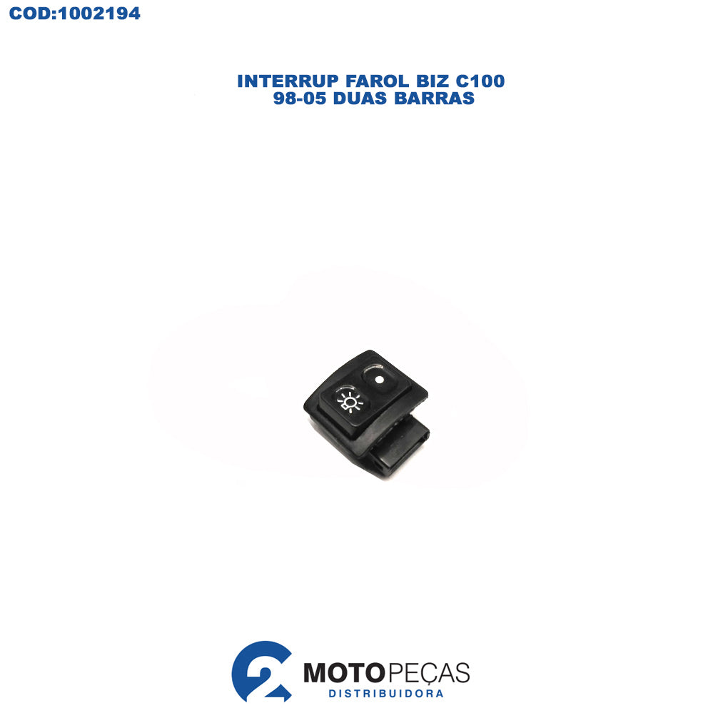 Interrup Farol Biz C100 98/05 Duas Barras