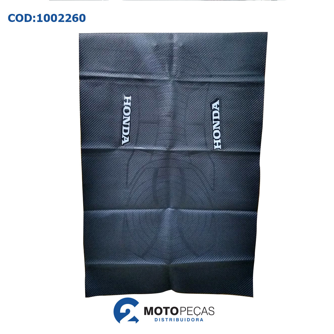 Capa de Banco Emborrachada [honda] Preta Dronn