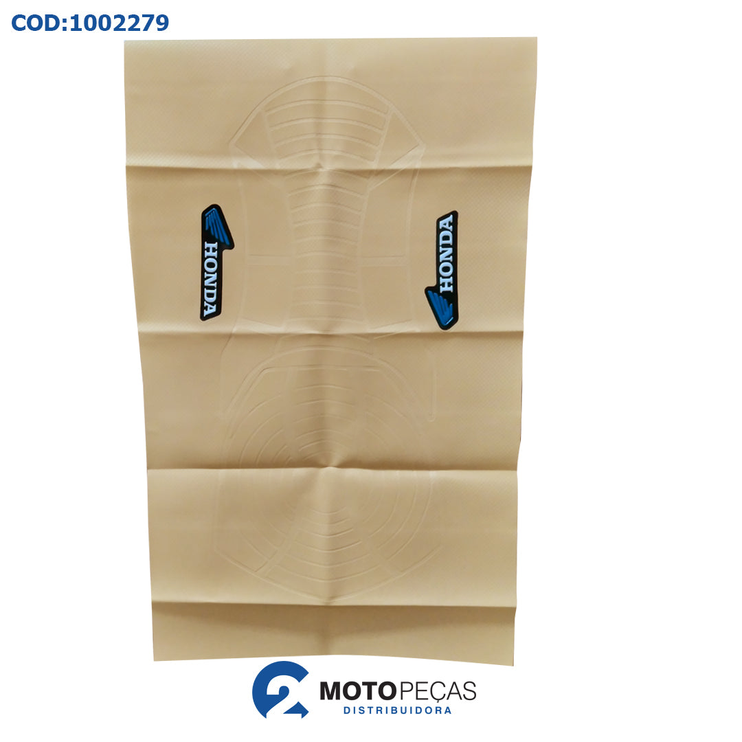 Capa de Banco Emborrachada [honda] Caramelo Asa Azul 2C