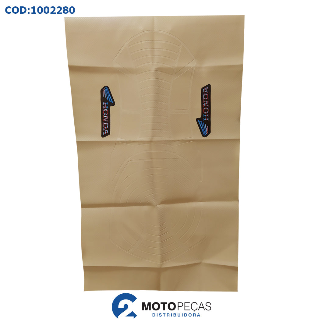 Capa de Banco Emborrachada [honda] Caramelo Usa 2C