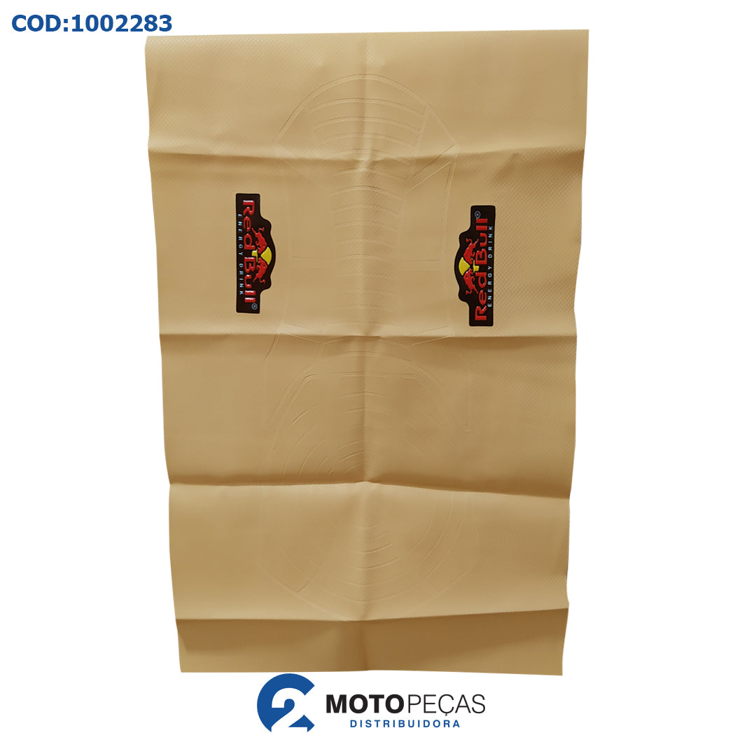 Capa de Banco Emborrachada [red Bull] Caramelo 2C