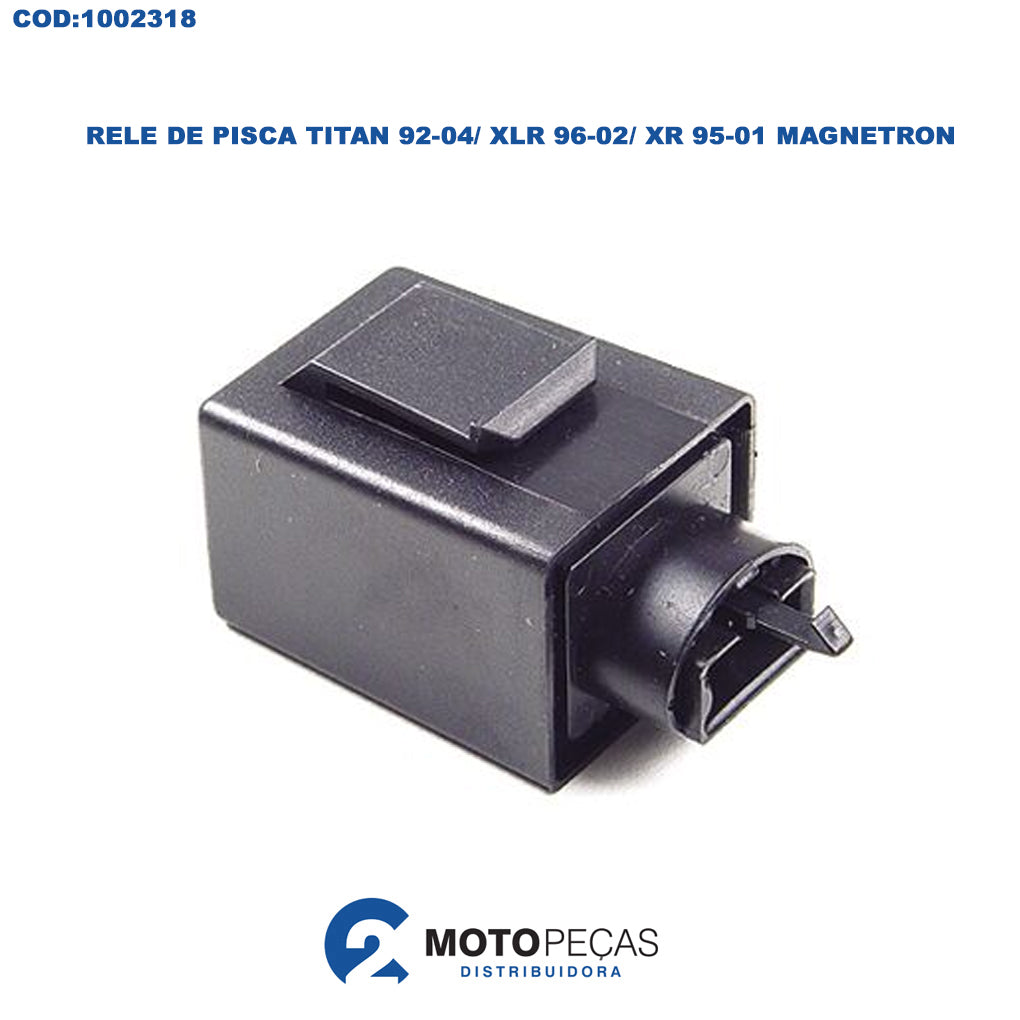 Rele de Pisca Titan 9204/ XLR 9602/ XR 9501 2 Pinos Magnetron