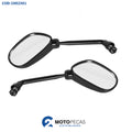 Retrovisor Mini YBR 125 Haste Preta Carcaca Preta GVS
