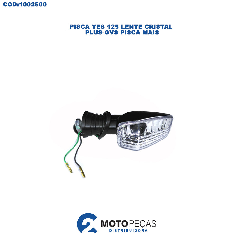 Pisca Yes 125 Lente Cristal Plus-gvs Pisca Mais