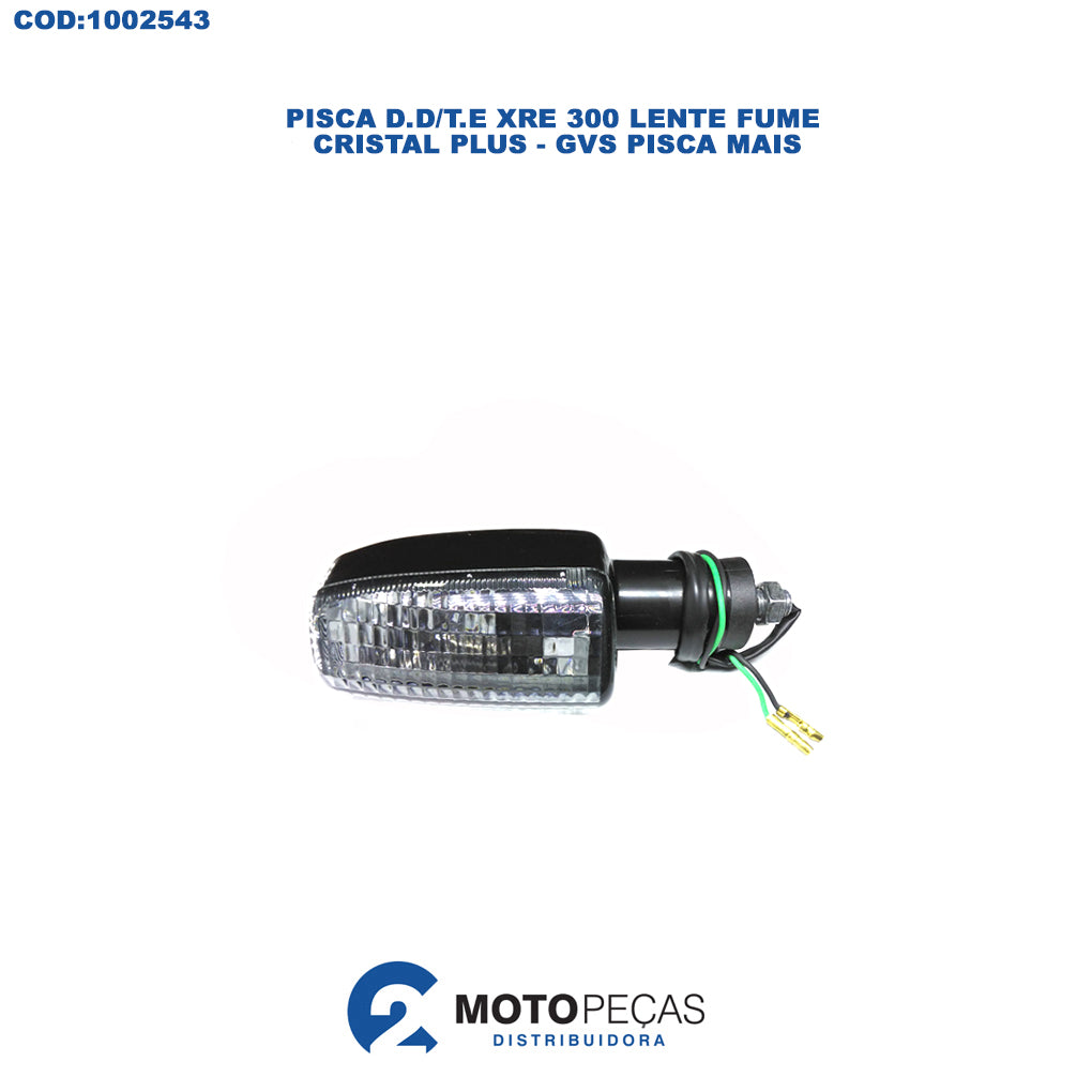 Pisca D.D/T.E XRE 300 Lente Fume Cristal Plus - GVS Pisca Mais