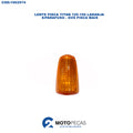 Lente Pisca Titan 125/150 Laranja- S/PARAFUSO - GVS Pisca Mais