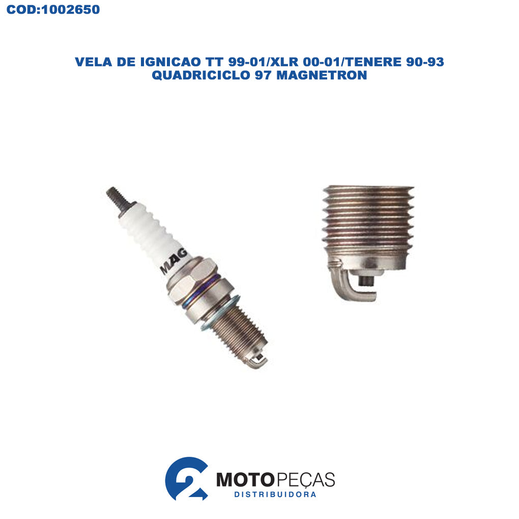Vela de Ignicao TT 9901/XLR 0001/TENERE 9093/QUADRICICLO 97 Magnetron