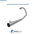 Escape Mod Mini GP CG 125 85-99 Cromado Cforte