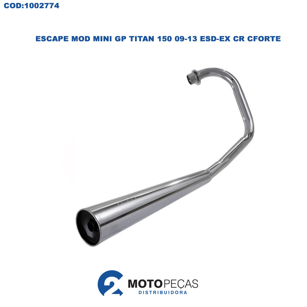 Escape Mod Mini GP Titan 150 09-13 Esd-ex Cromado Cforte