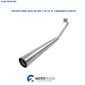 Escape Mod Mini GP Biz 110 16-17 Cromado Cforte