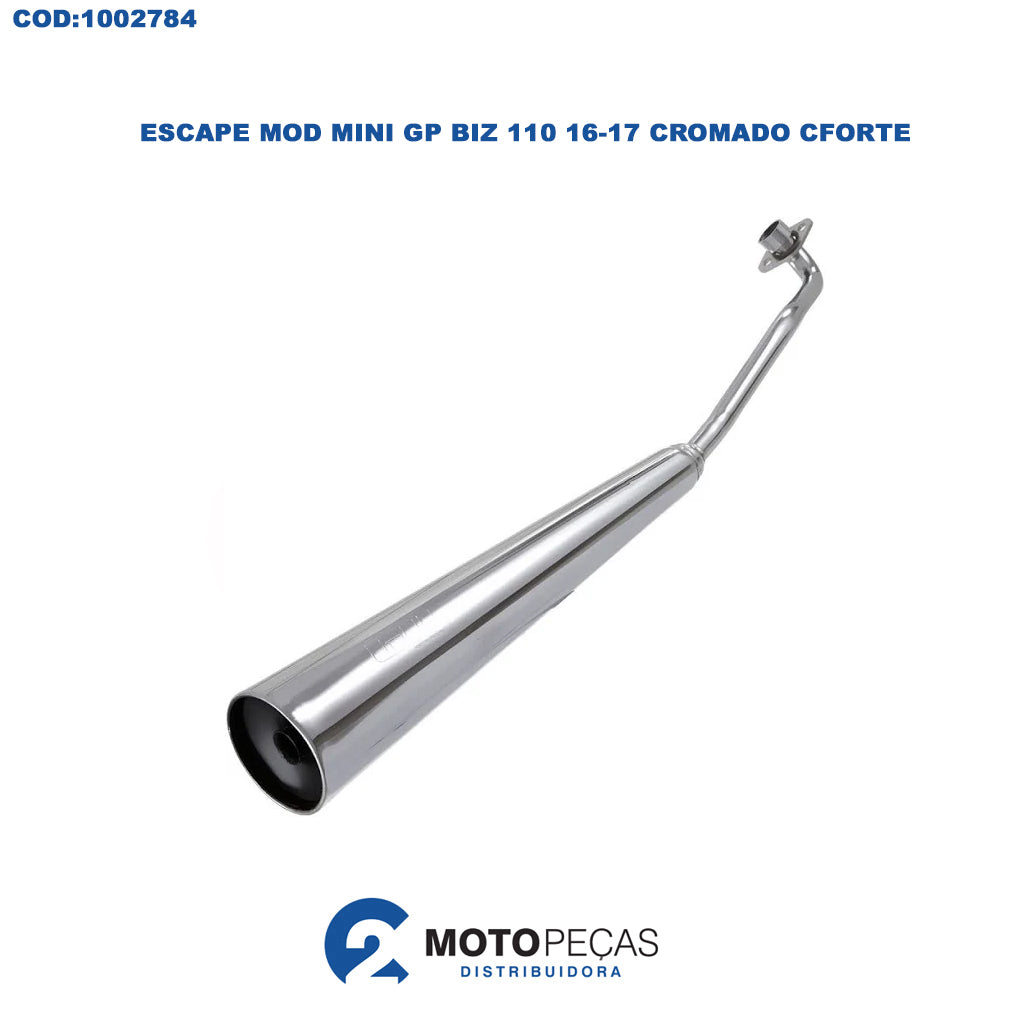 Escape Mod Mini GP Biz 110 16-17 Cromado Cforte