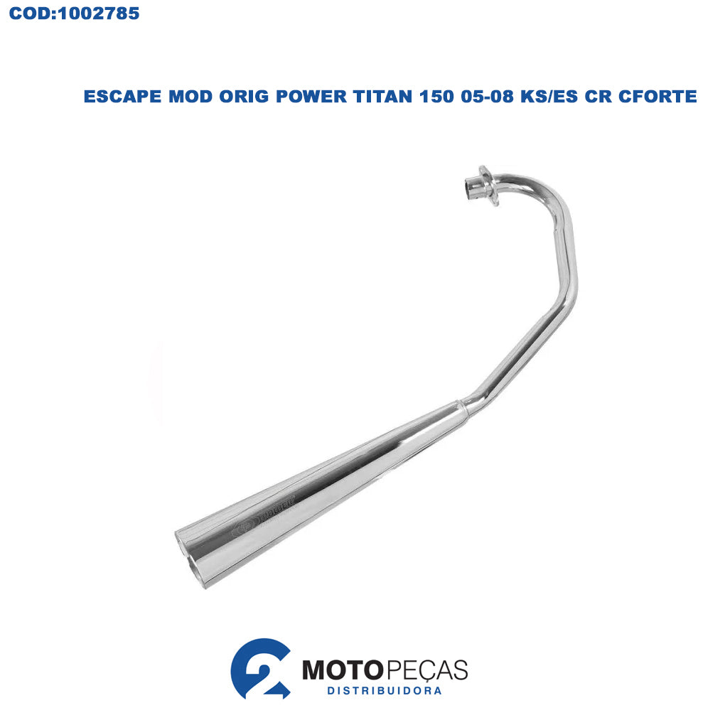 Escape Mod Orig Power Titan 150 05/08 KS/ES Cromado Cforte
