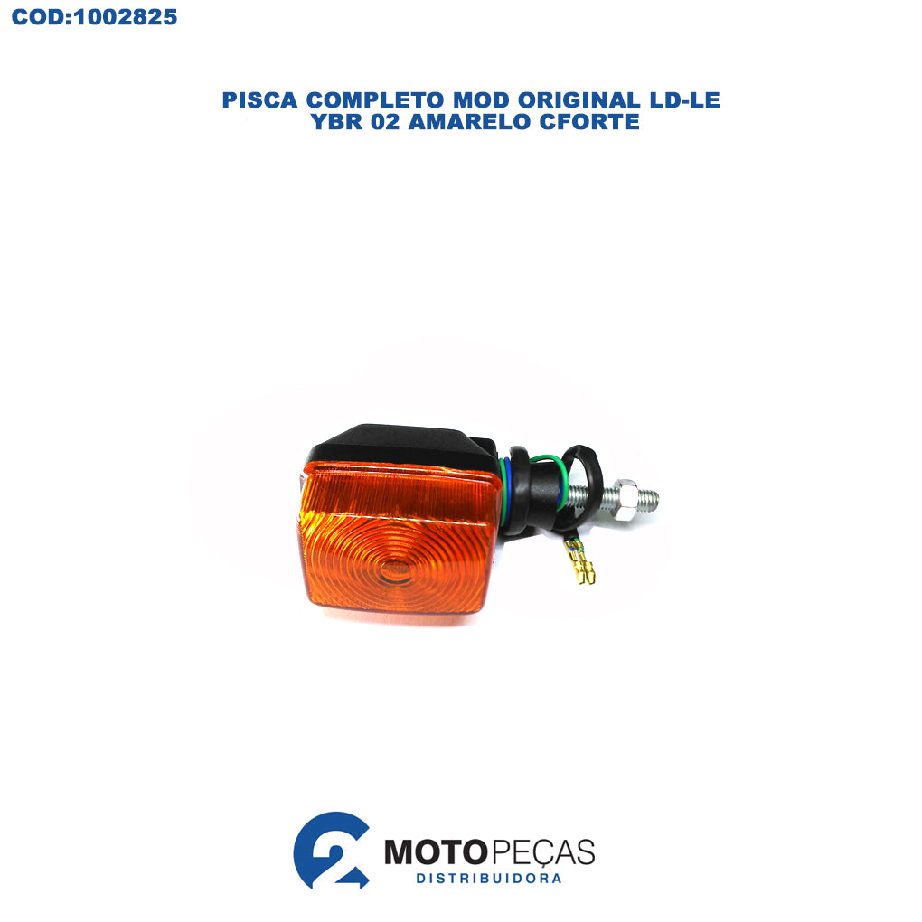 Pisca Completo Mod Original LD/LE YBR 02 Amarelo Cforte