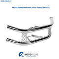 Protetor Barra Dupla XLR 125 Cromado Cforte