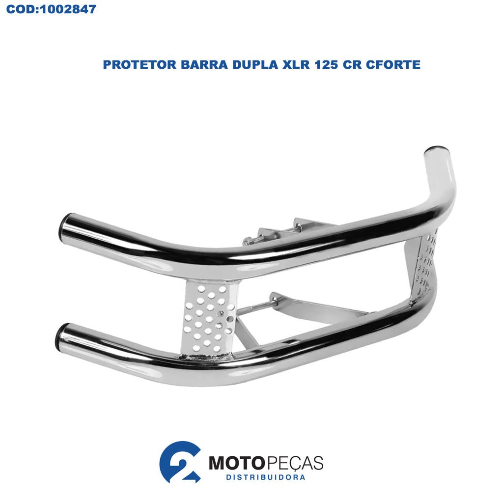 Protetor Barra Dupla XLR 125 Cromado Cforte