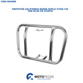 Protetor California Barra Dupla Titan 125/ Fan 0508 Cromado Cforte