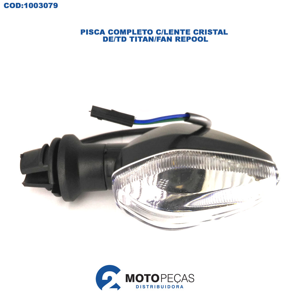 Pisca Completo C/LENTE Cristal DE/TD TITAN/FAN Repool
