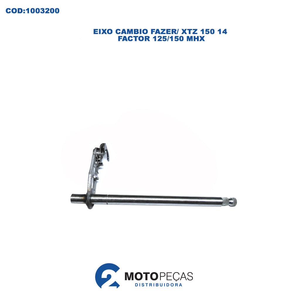Eixo Cambio FAZER/XTZ 150 14/ Factor 125/150 MHX