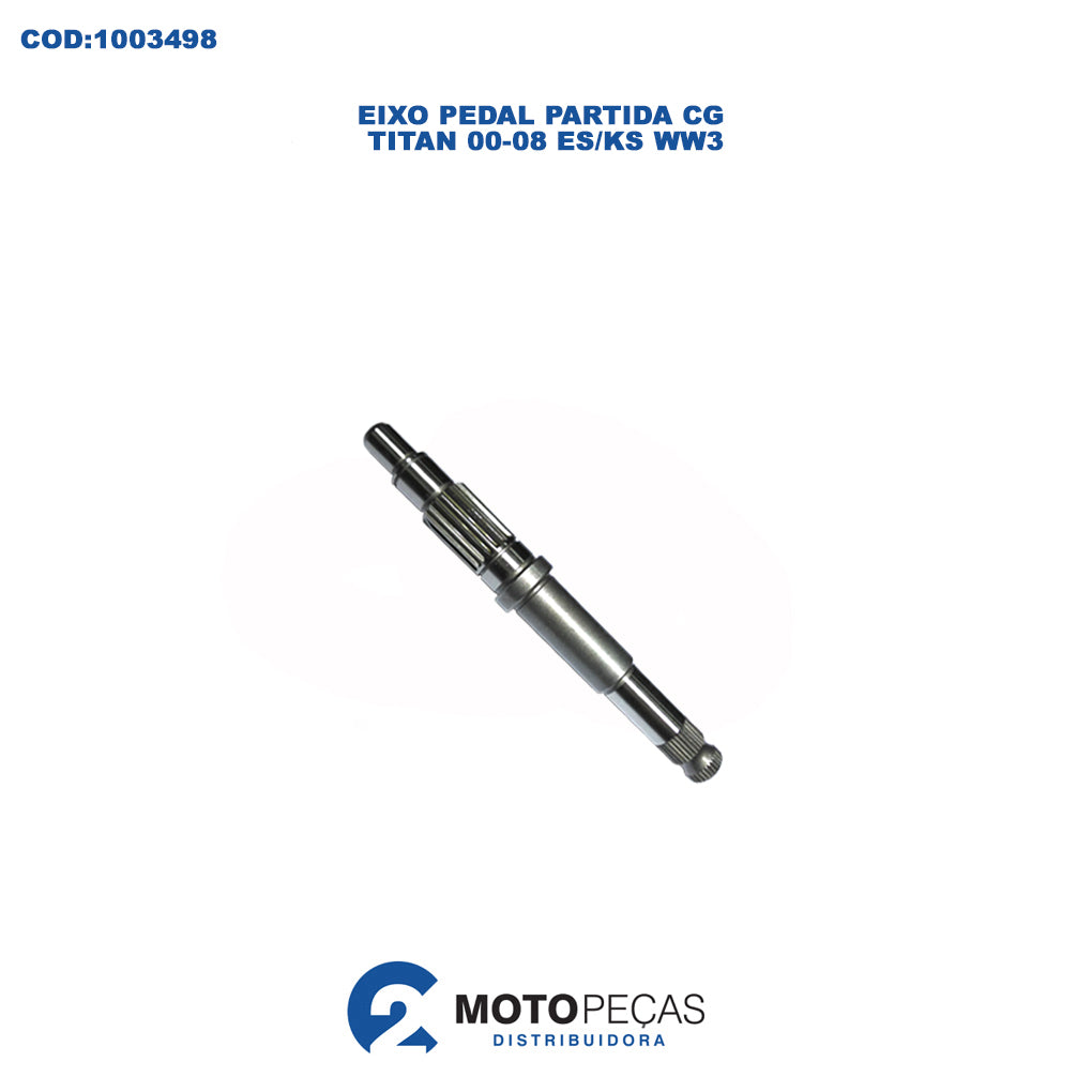 Eixo Pedal Partida CG Titan 0008 ES/KS WW3