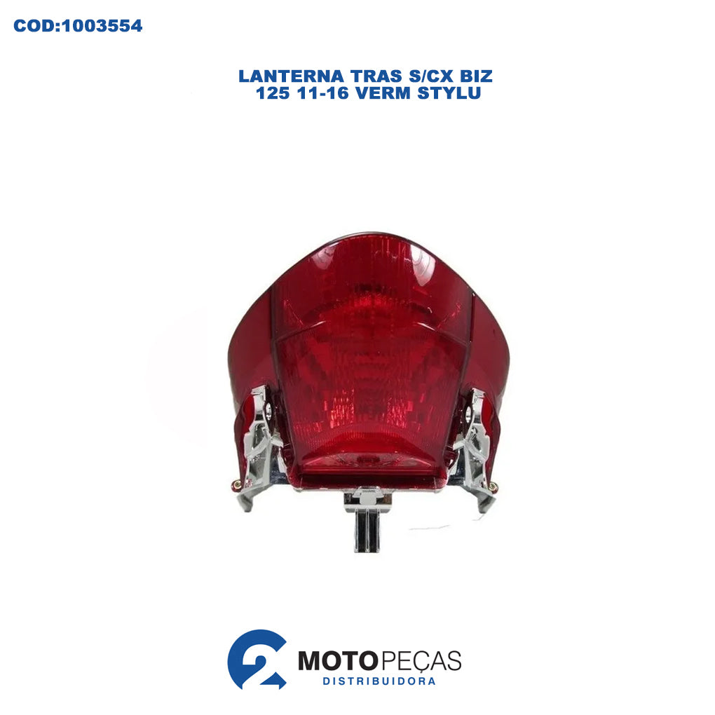 Lanterna Tras S/CX Biz 125 11/16 Verm Stylu