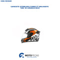 Capacete Storm MX2 Fundo PT Brilhante Tam. 58 Laranja Mixs